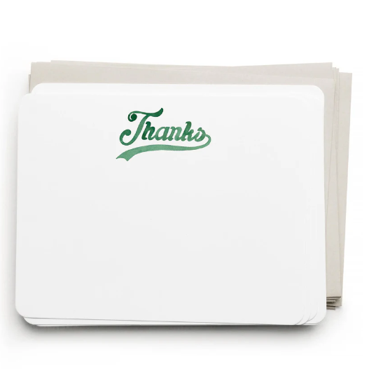 Varsity Thanks Flat Note Set