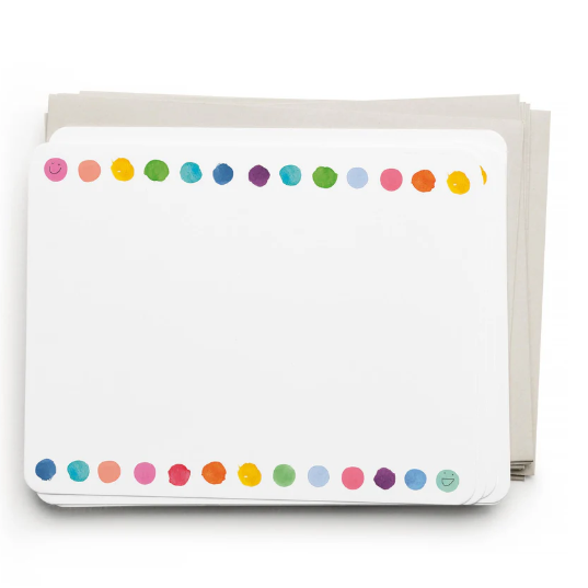 Happy Dots Flat Note Set