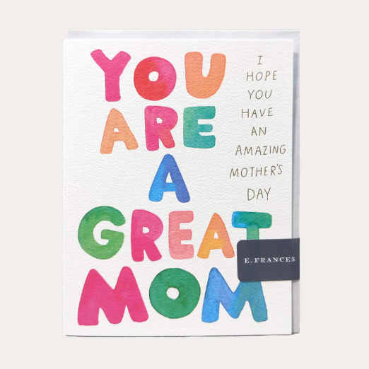 A Great Mom Card