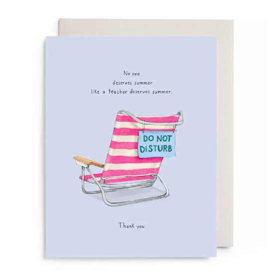 Beach Teach Card