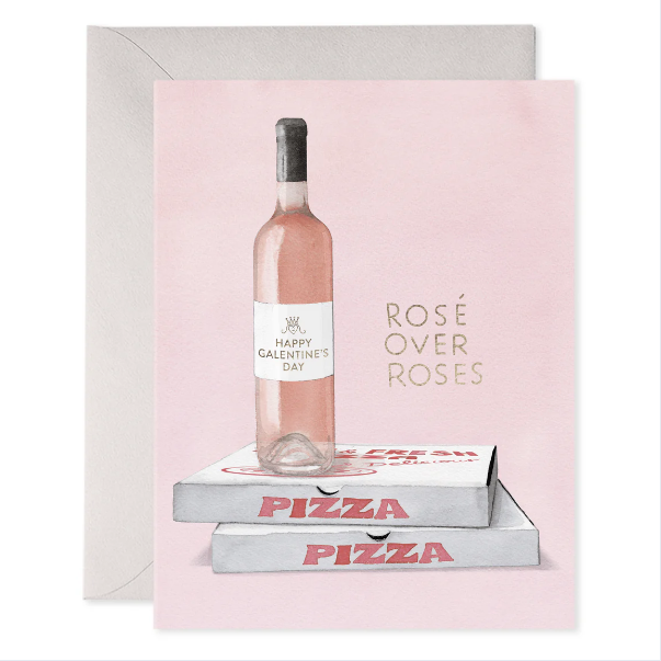 Rosé over Roses Card