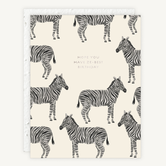 Ze-best Birthday Card