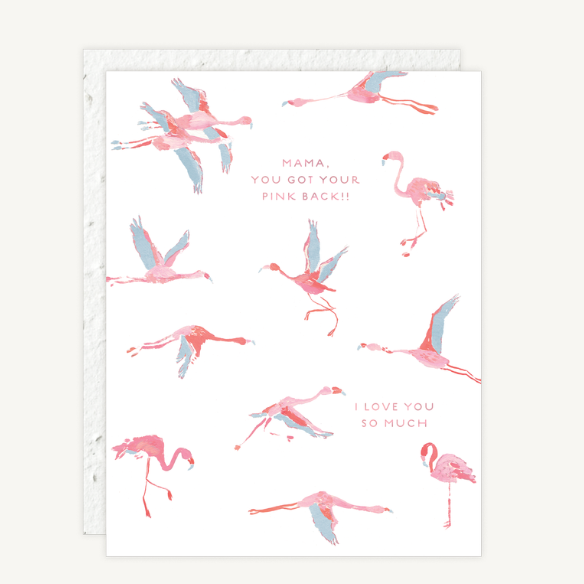 Flamingos Card