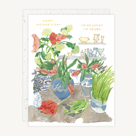 Mother's Flower Shoppe Card