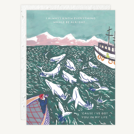 Whale Love Card