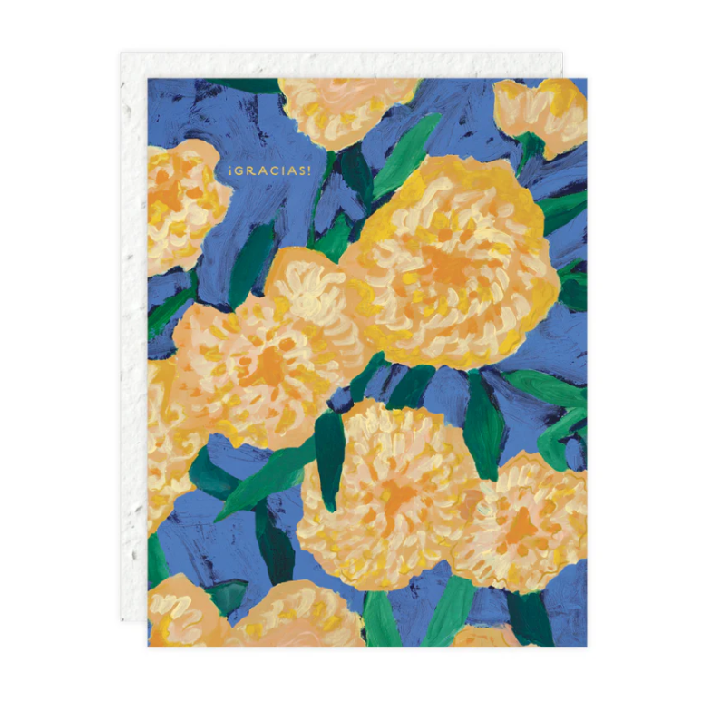 Burst of Marigolds Card