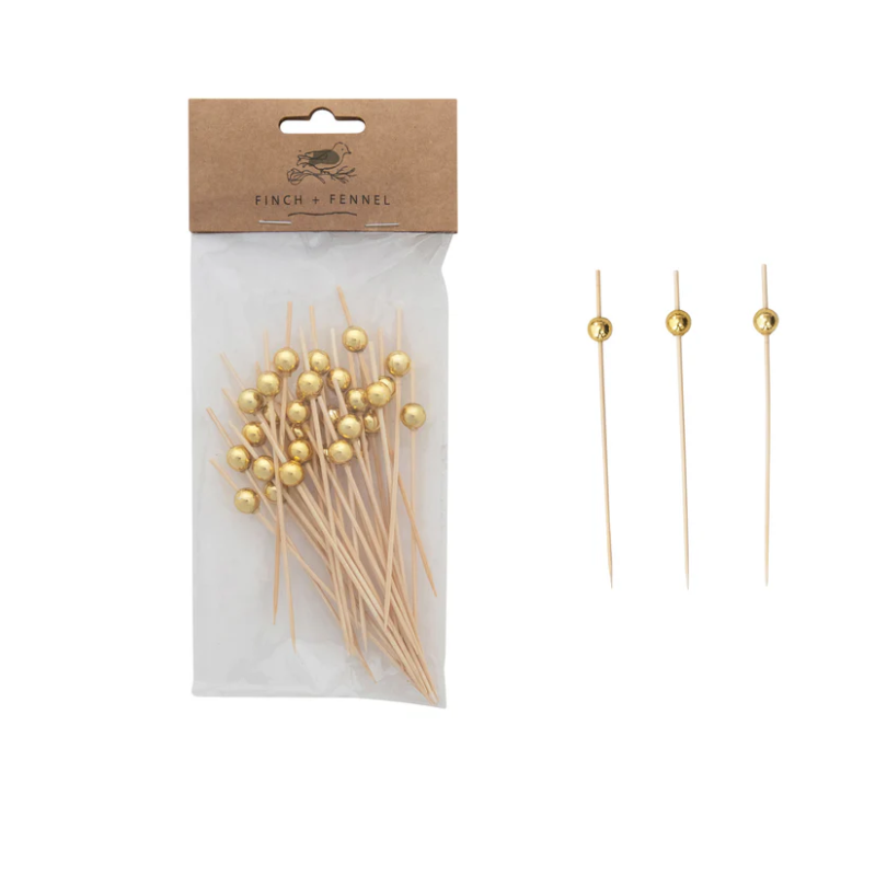 Picks With Gold Ball