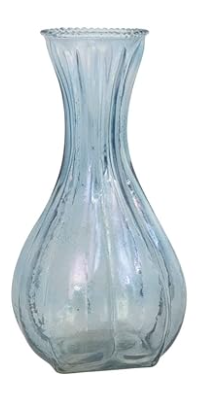 Debossed Glass Vase