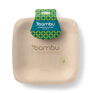 Bambu Plates Square