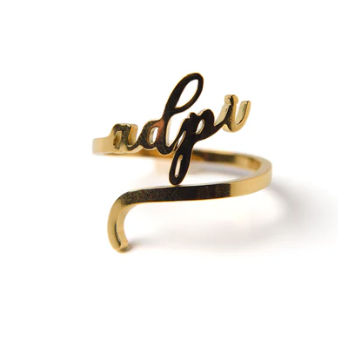 Adjustable Sorority Ring