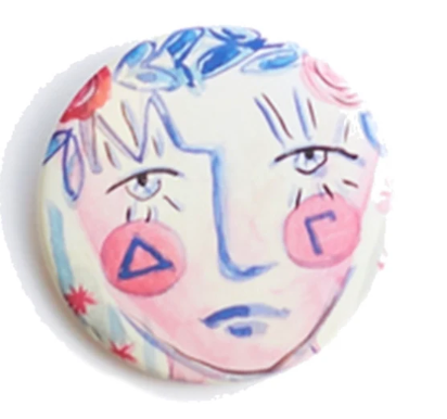 Fancy Sister Sorority Button