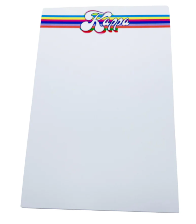 Colorful Greek Notepad