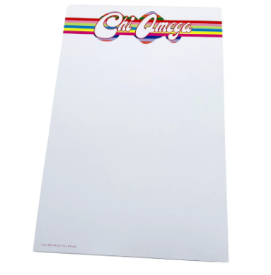 Colorful Greek Notepad