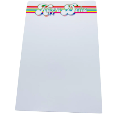 Colorful Greek Notepad