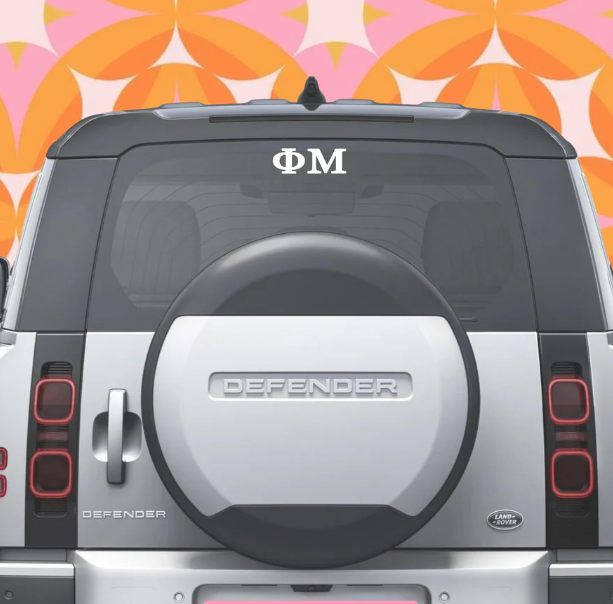 Greek Car Decal