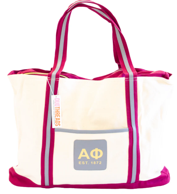 Greek Weekender Tote