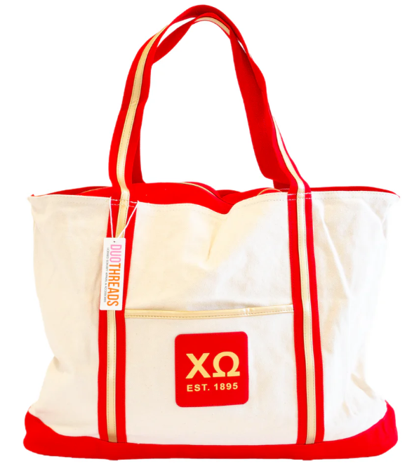 Greek Weekender Tote