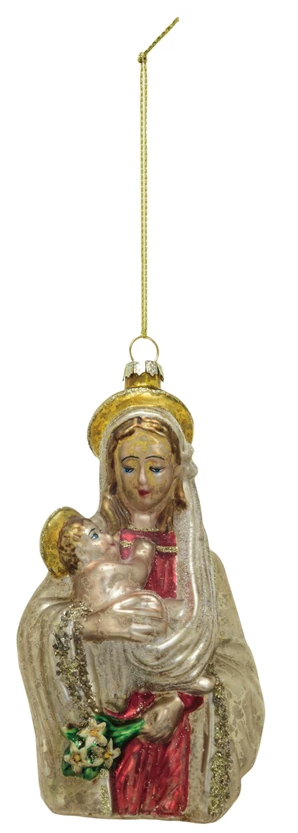 Virgin Mary and Child Ornament