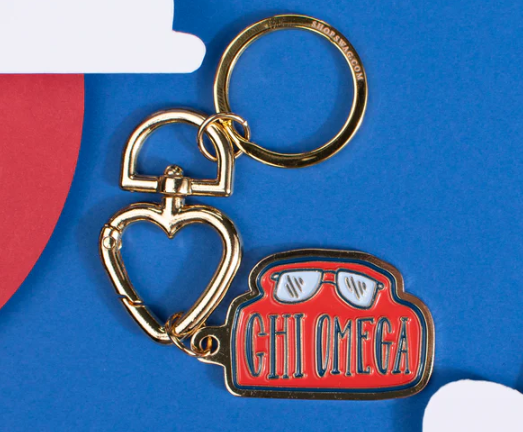 Sorority Enamel Keychain