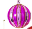 Ribbed Bauble Ornament