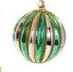 Ribbed Bauble Ornament