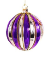 Ribbed Bauble Ornament