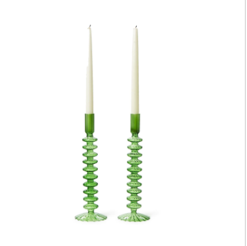 Glass Candlesticks