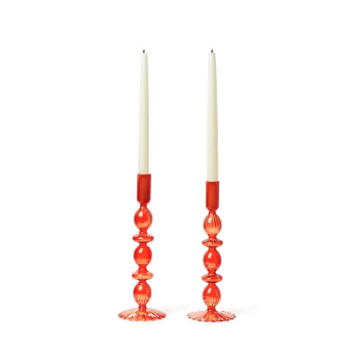 Glass Candlesticks