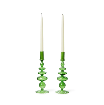 Glass Candlesticks