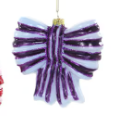 Striped Bow Ornament