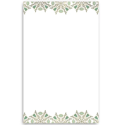 Folk Flower Notepad