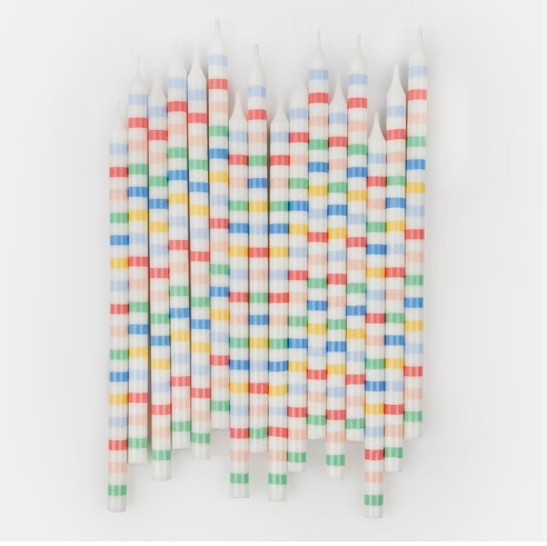 Multi-Stripe Candles