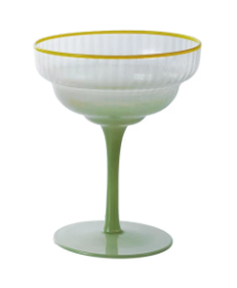 Ombre Coupe Glass