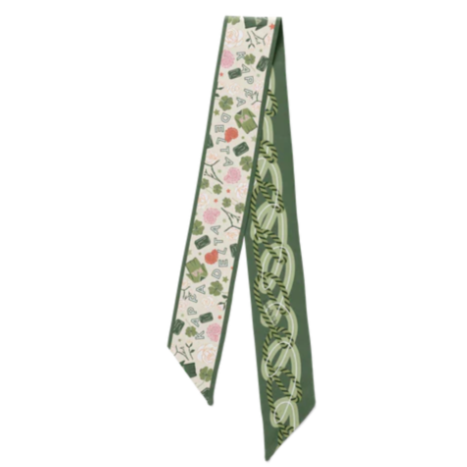 Greek Skinny Scarf