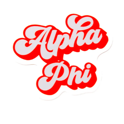 Sorority Retro Decal Sticker