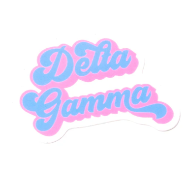 Sorority Retro Decal Sticker