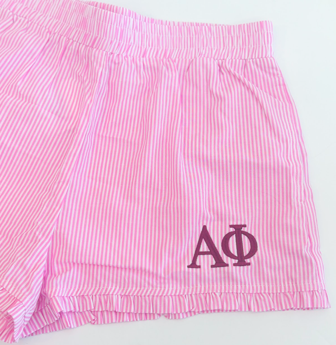 Greek Ruffle Shorts