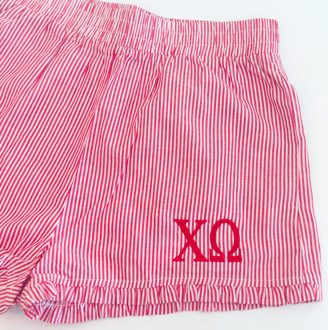 Greek Ruffle Shorts