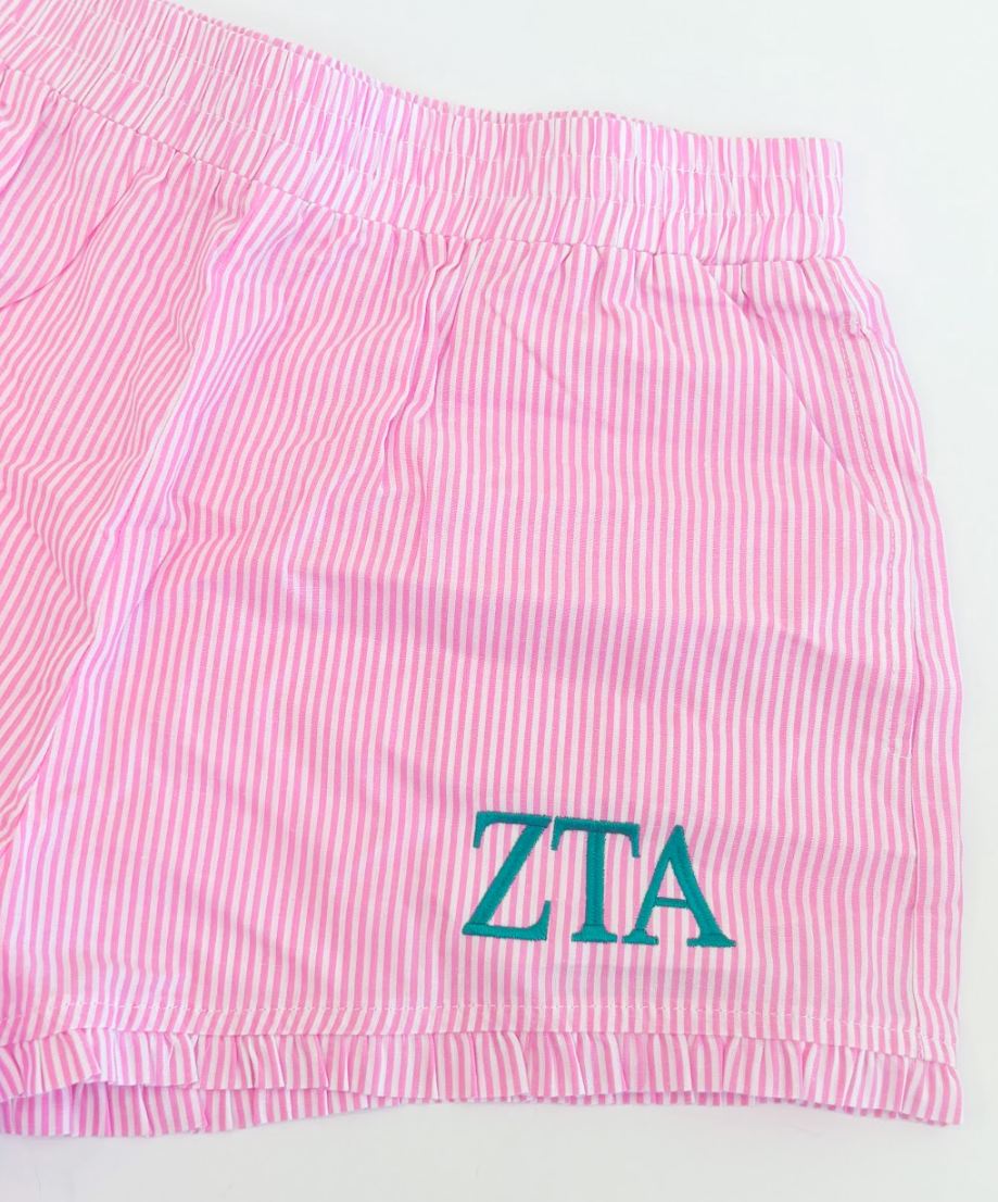 Greek Ruffle Shorts