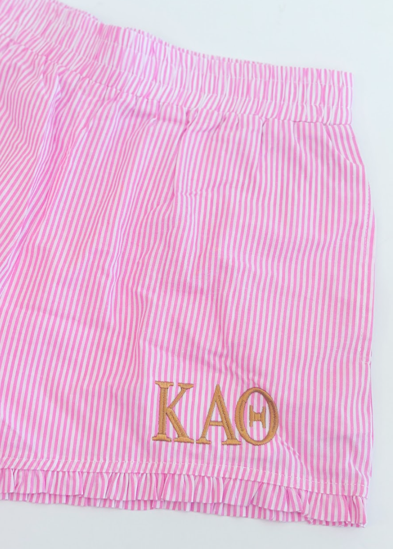Greek Ruffle Shorts