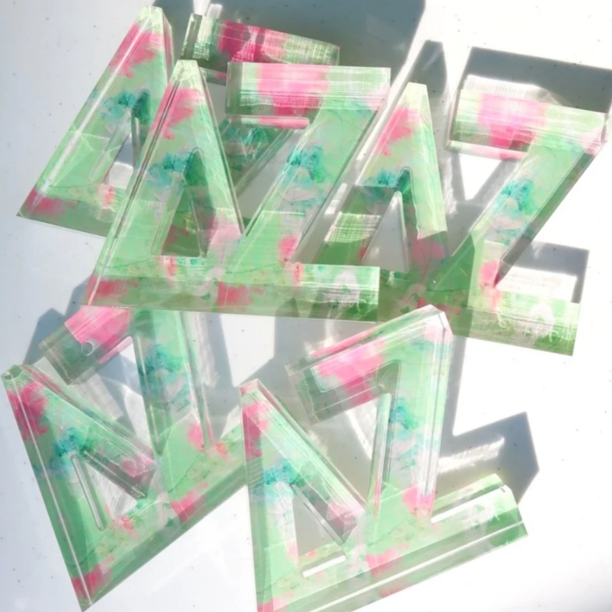 Greek Acrylic Letters