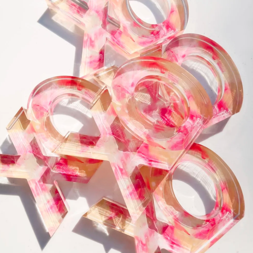 Greek Acrylic Letters