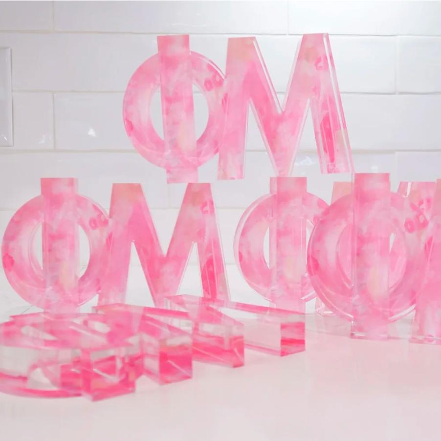 Greek Acrylic Letters