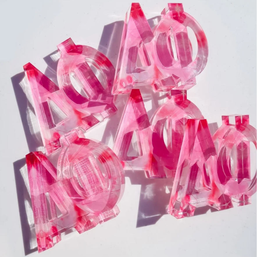 Greek Acrylic Letters