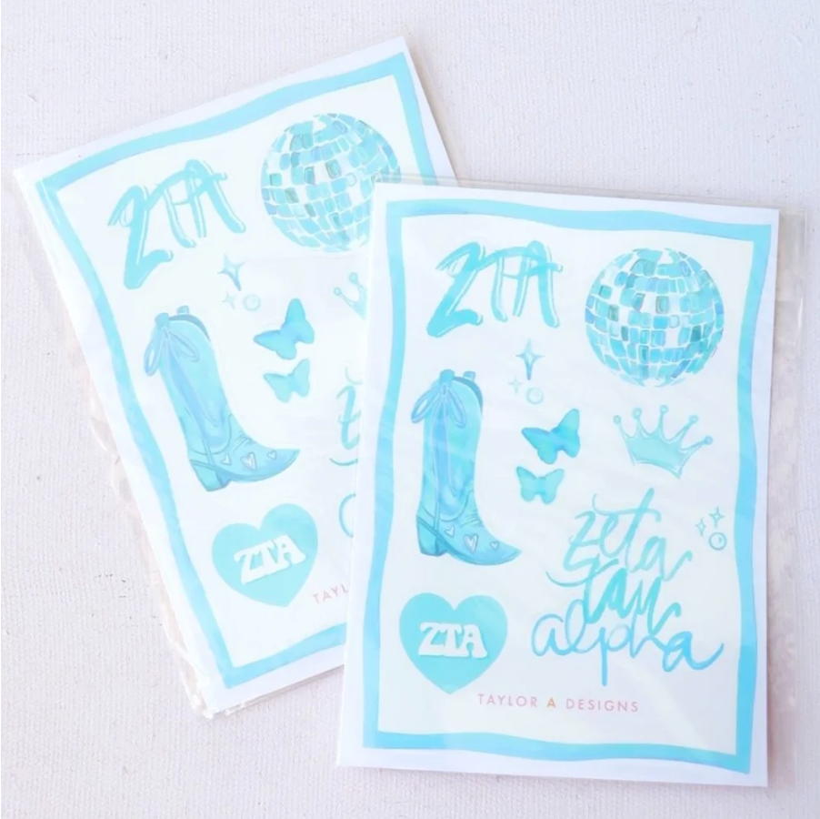 Greek Sticker Sheets