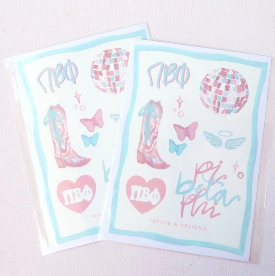 Greek Sticker Sheets