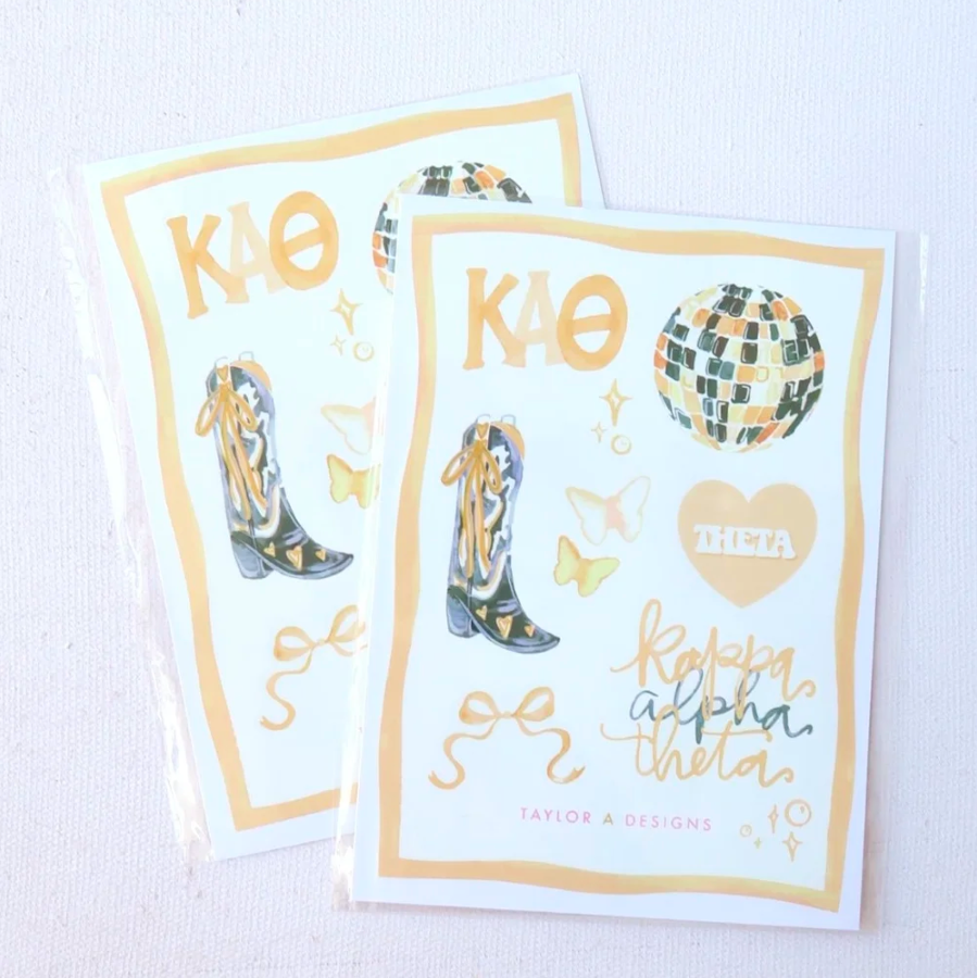 Greek Sticker Sheets