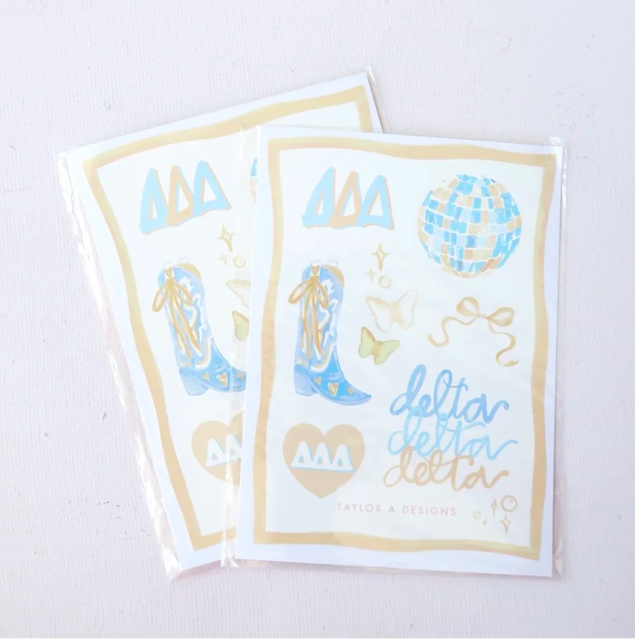 Greek Sticker Sheets