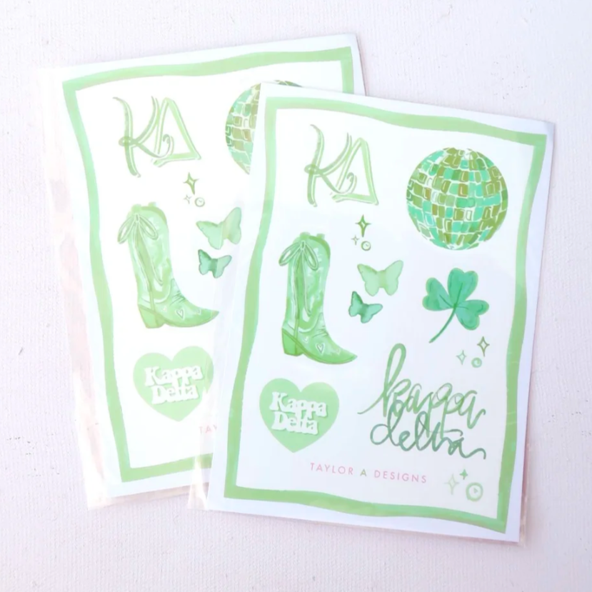 Greek Sticker Sheets