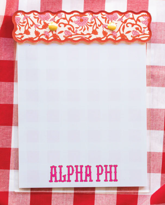 Sorority Block Notepad